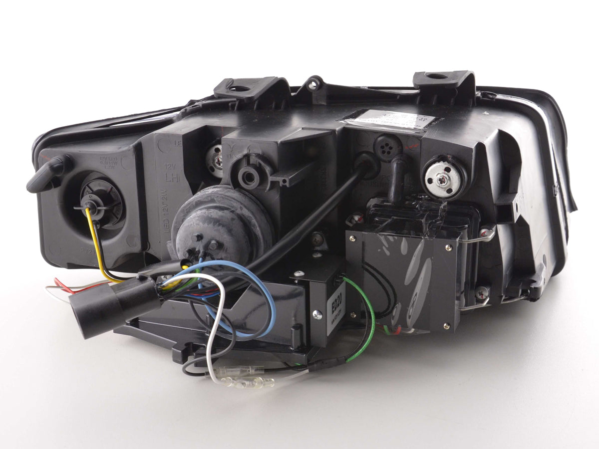 Scheinwerfer Set Daylight LED Tagfahrlicht Audi A4 Typ 8E 01-04 chrom Scheinwerfer Set Daylight LED Tagfahrlicht Audi A4 Typ 8E 01-04 chrom
